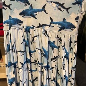 Posh Peanut limited edition shark twirl Dress